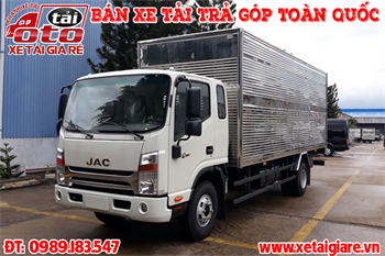 Xe Tải JAC N680 Thùng Kín Tải 6.5 Tấn | Xe Tải JAC 6T5 Thùng Kín Máy Đức DEV